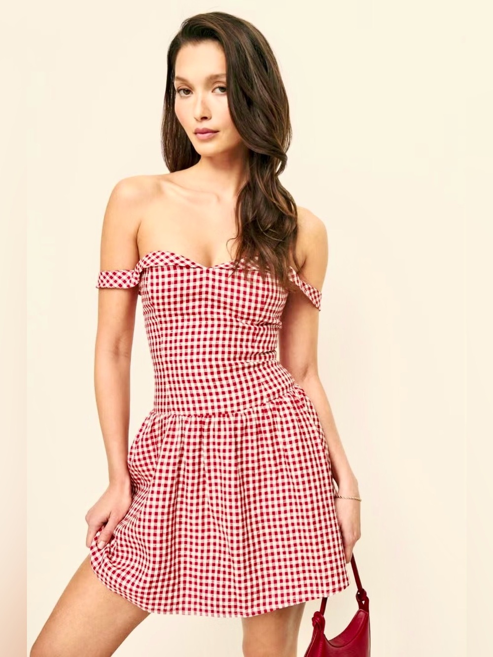 Reformation Red Gingham Sundress - Picture 8 of 9